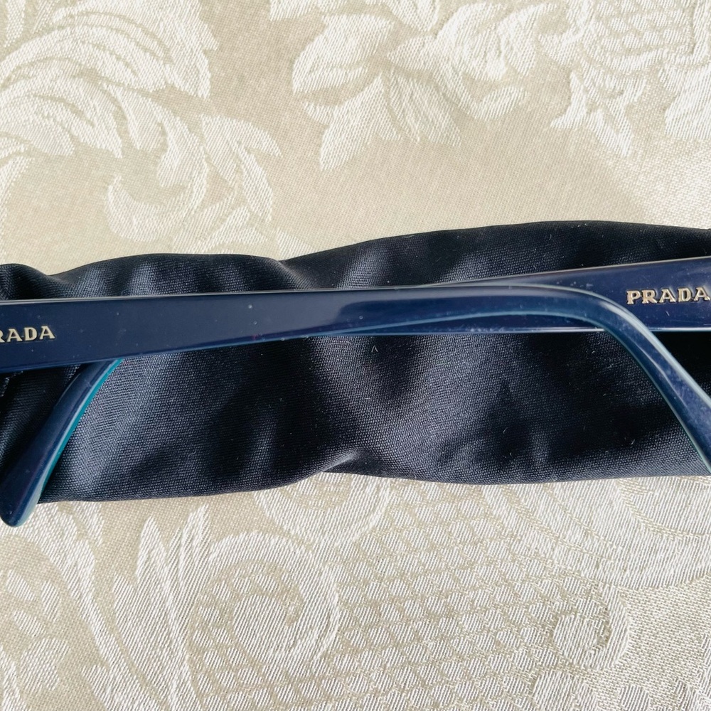 Authentic Prada Navy Teal Frames Glasses - image 7
